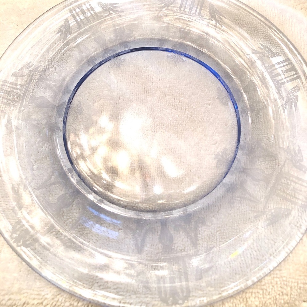 4 8" Tiffin Franciscan Fountaine plates